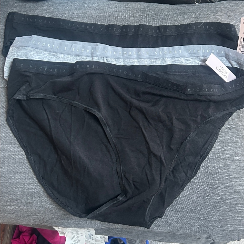 Victoria's Secret LOT of 3 NWT Bikini Women's XL Panties Underwear